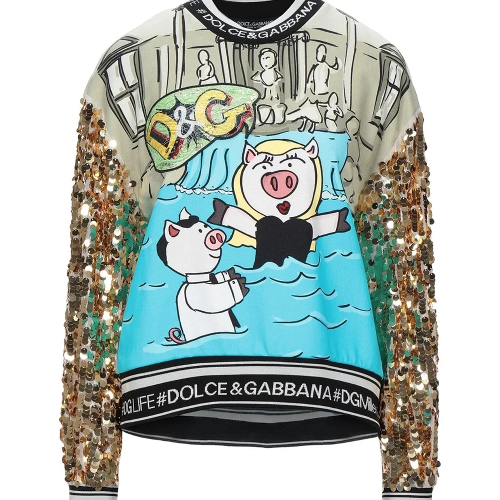 Authentic Dolce & Gabbana sweat shirt 1500$ retail price - Picture 1 of 7